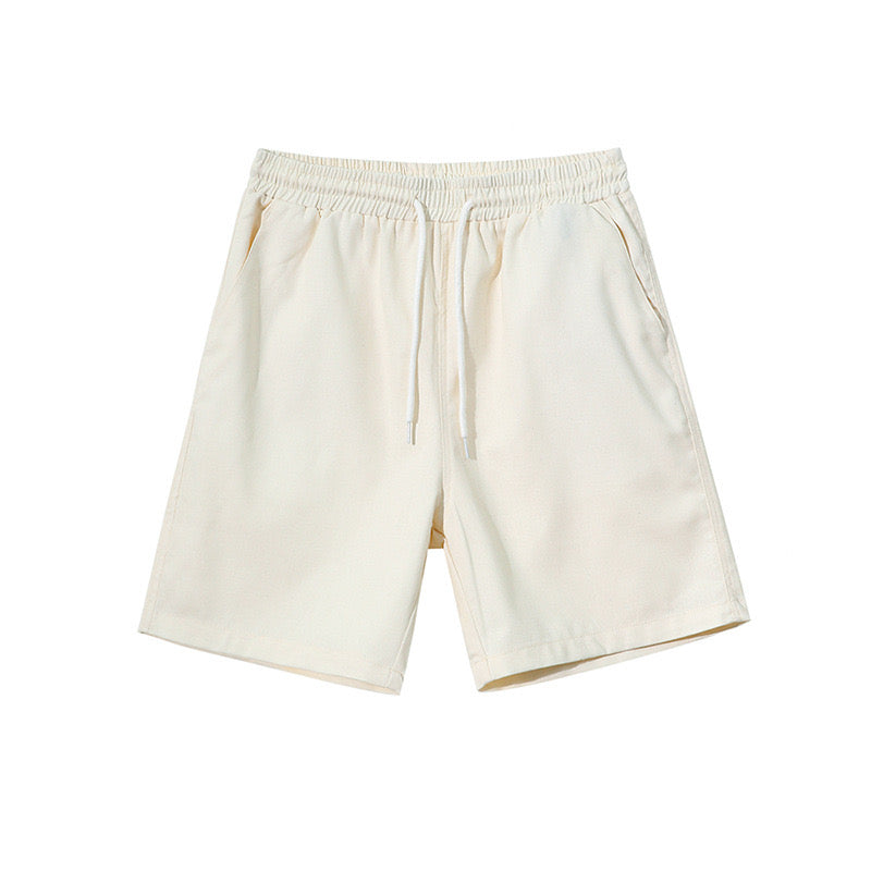 Pantalones cortos de lino Beige