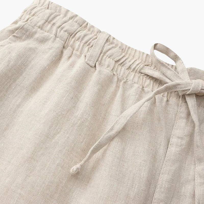Pantalones cortos de lino Barone