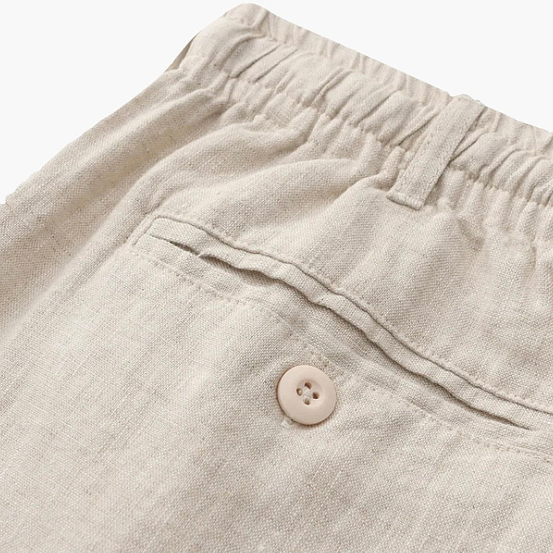 Pantalones cortos de lino Barone