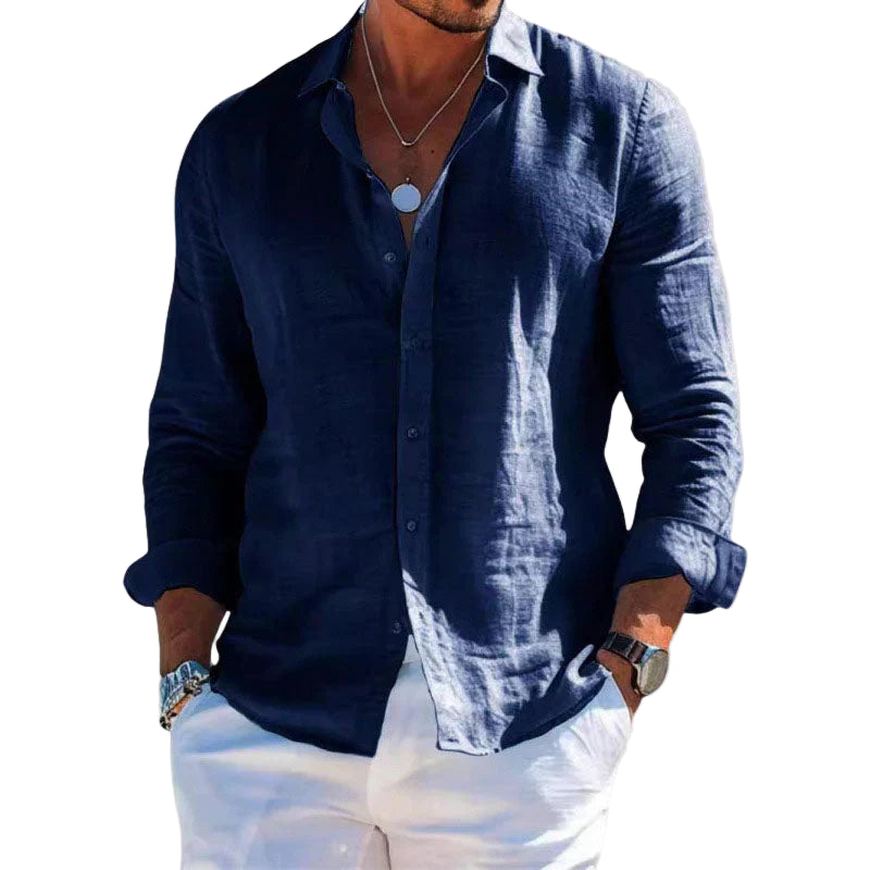 Camisa de lino Fontaine